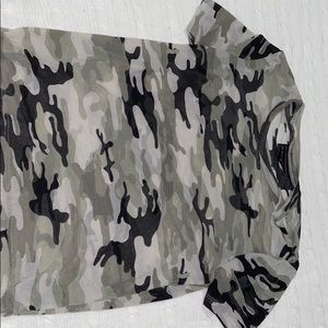 See through army shirt
